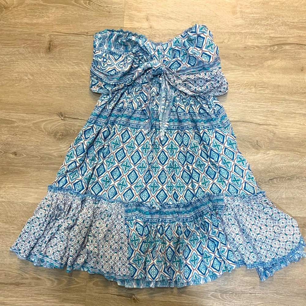 Strapless sundress